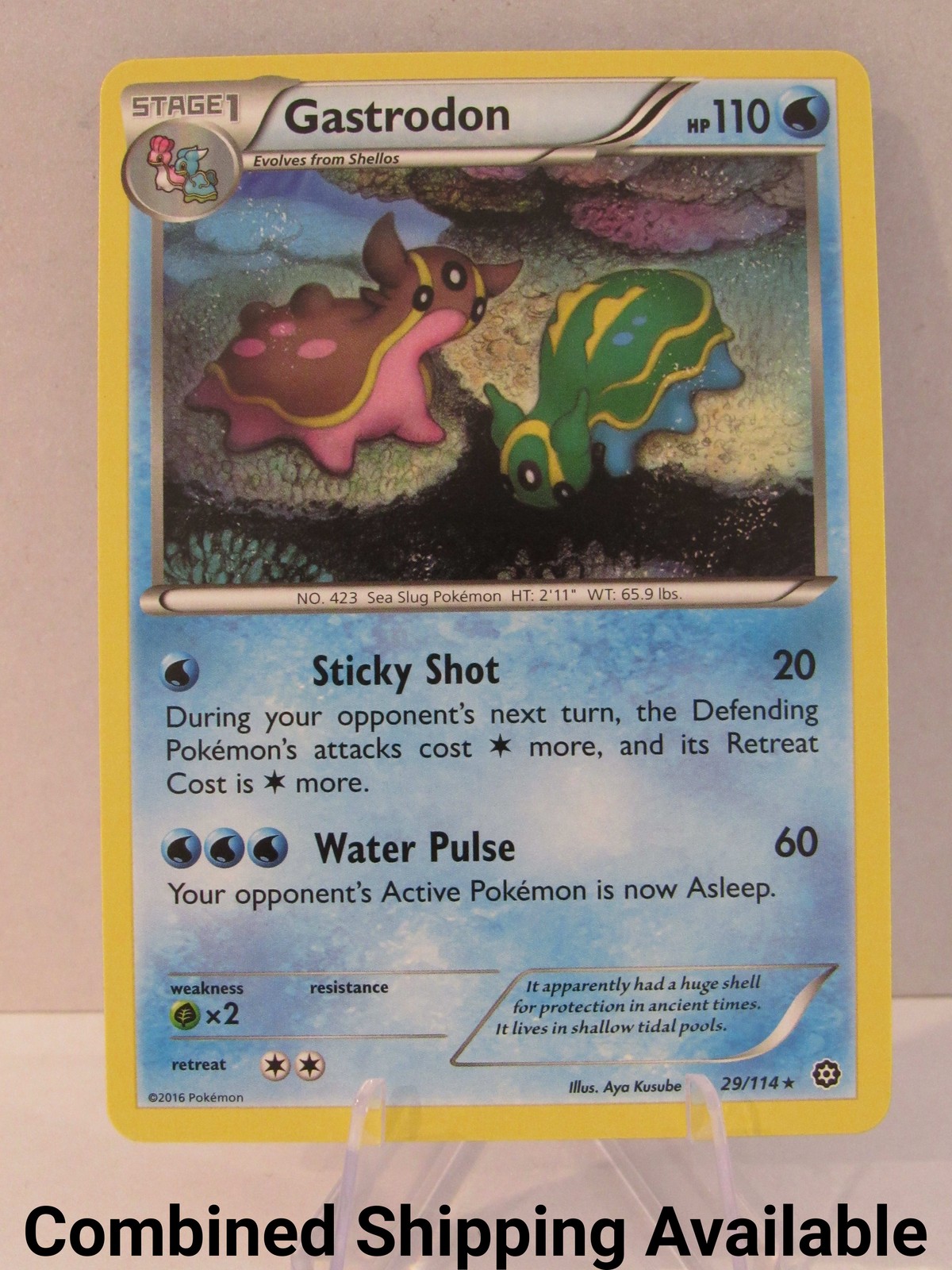 Gastrodon 29/114 XY - Steam Siege NM English 16681