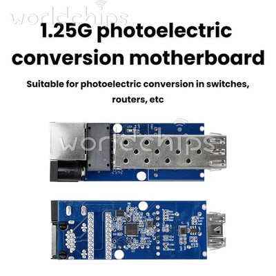 RJ45 Ethernet SFP Gigabit Fiber Optic Transceiver Motherboard 1.25G Conversion