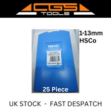 Presto 25 Pce HsCo Jobber Drill Set 1-13mm DIN338