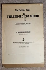 Threshold To Music The Second Year Experience Charts Mary Helen Richards 1964