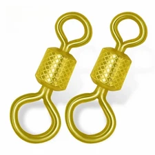 50~100Pcs Embossed Fishing Swivels Fishing Terminal Tackle Barrel Rolling Swivel