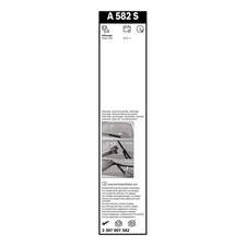 2 Wischerbl&auml;tter F&uuml;r VW Phaeton 600mm / 530mm 3D1955425H 3D1955426B