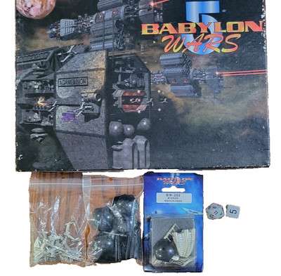 1997 Babylon 5 Wars tabletop game 1st Edition Un- Punched Cards