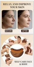 Wooden Gua Sha Scraping Face  Body Massager Roller Stick for Neck, Arms, Legs