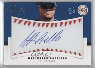 2012 Signature Series Rated Rookie Game Ball 92/299 Welington Castillo Auto 0o9