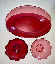 Tupperware Servier Set C127 Schmetterling C129 Venusschalen (2) Obst Brot Snacks