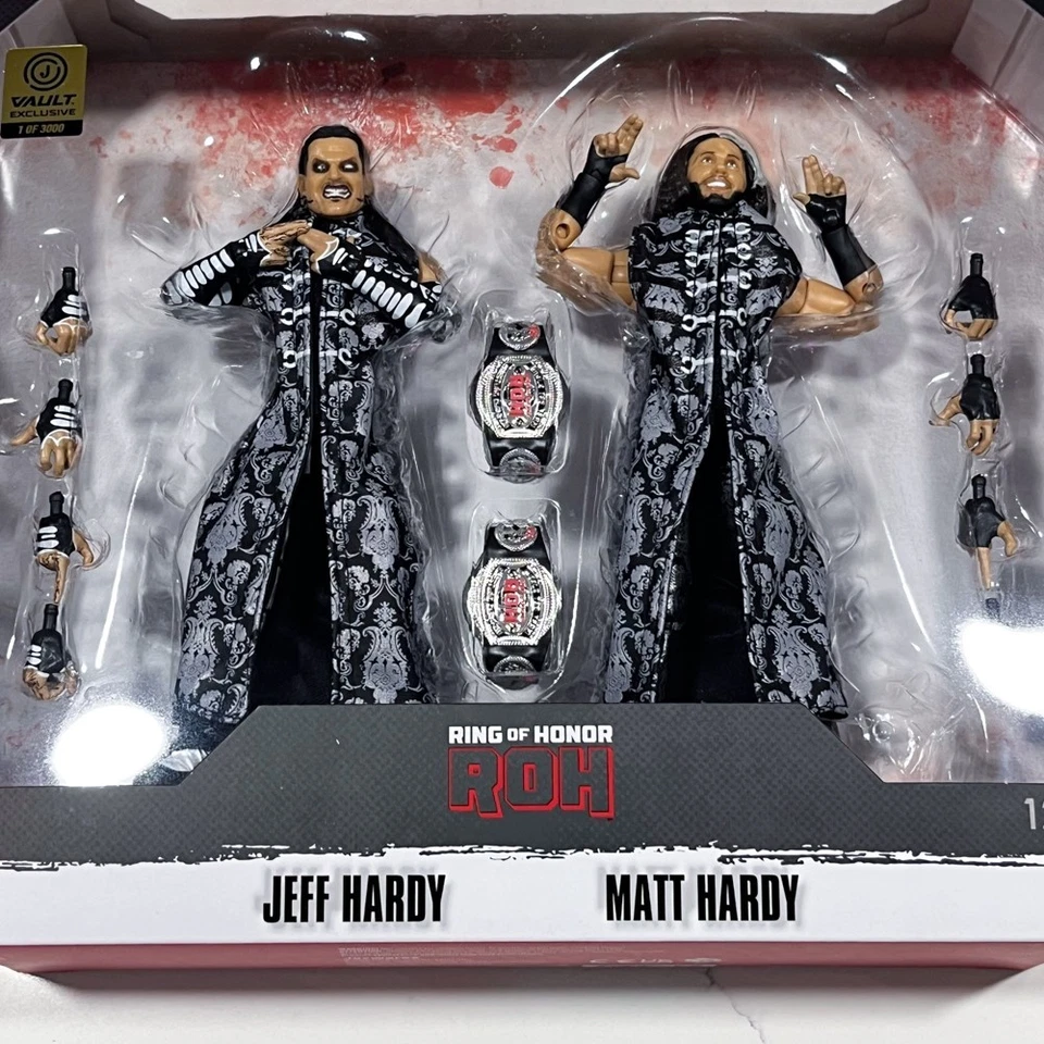 ROH Ring of Honor HARDY BOYZ Figure 1/3000 Jazwares Vault Exclusive AEW WWE WWF - Image 2 of 4