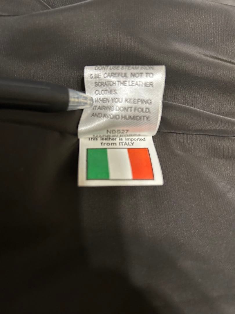 OHTLANCCI Leather Jacket Patchwork Black Genuine … - image 10