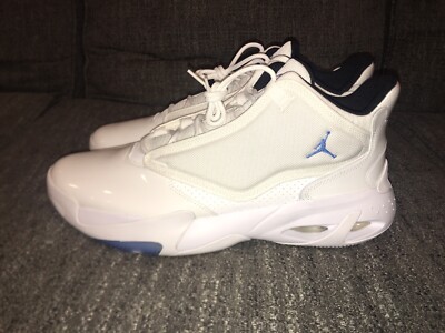 Nike Air Jordan Max Aura 4 UNC White University Blue Shoe Mens Sz 15 DN3687-100
