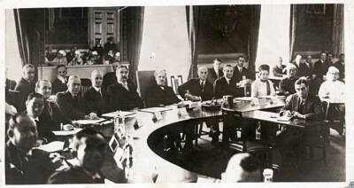 Burma Round Table Conference - London England- After delegates had - Old Photo