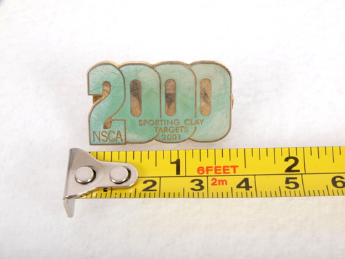 Sporting Clay Targets Enameled Pins Lot of 3 NSCA 2000 2001 2002 Award Medals - Picture 4 of 5