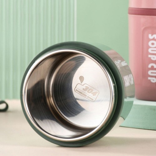 Insulated Lunch Container Hot Food Jar 480ml Vacuum Soup with Spoon - Picture 7 of 17