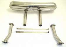 FMS Sportauspuff mittig ST-Look Porsche 911 G-Modell 2.0 2.2 2.4 2.7 3.0 3.2