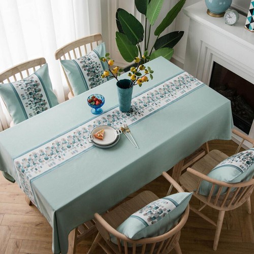 Modern Tablecloth Embroidery Table Cloth Cover Dining Room Evening Home Decor - Picture 13 of 28