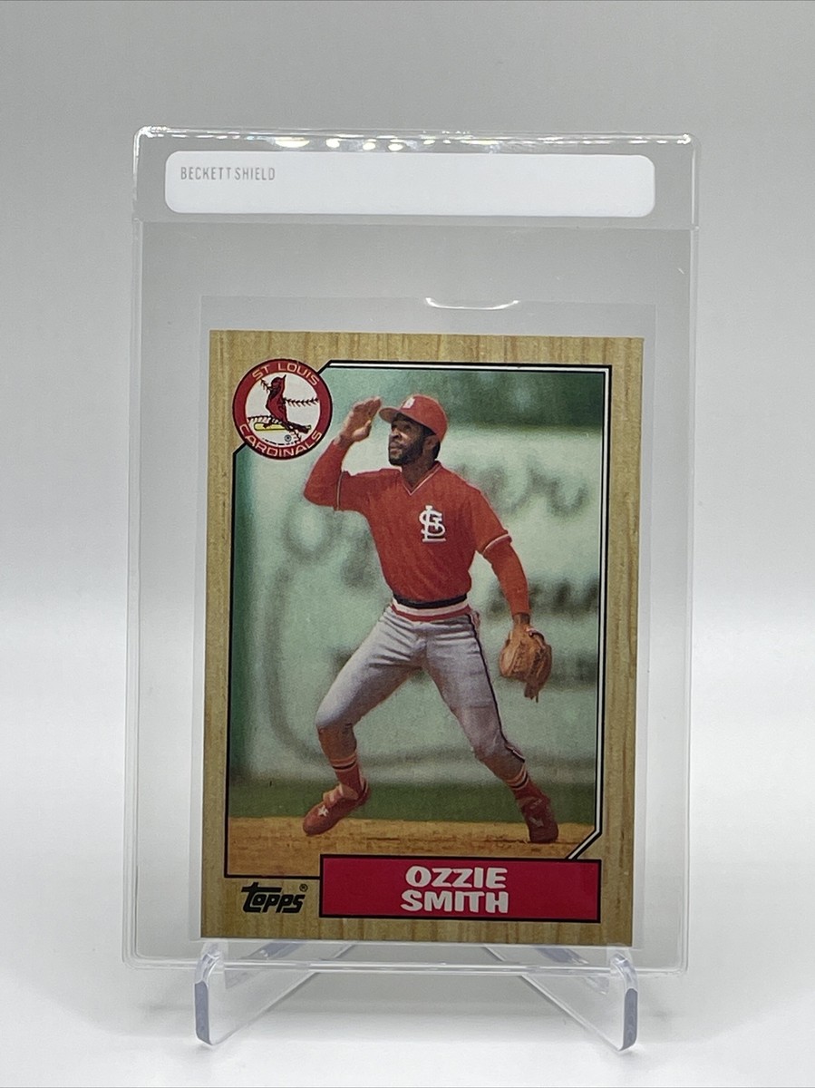 Ozzie smith 2004primecut サインカード Amazon.com: Baseball 1987 Topps #749 Ozzie Smith NM-MT