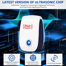 10 Packs Equipped With Ultrasonic Insect Repellent Ultrasonic Pest Repeller New