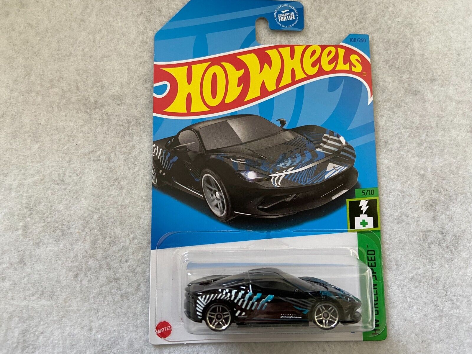 Carrinho Hot Wheels AUTOMOBILI PININFARINA BATTISTA HKH57 HW GREEN SPEED