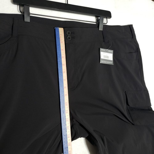 NEW Eddie Bauer Horizon 2.0 Cargo Capri Pants Womens 24W Stretch Hiking Black - Picture 6 of 11
