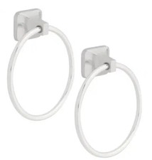 Franklin Brass 2-Pack Futura Towel Ring in Polished Chrome