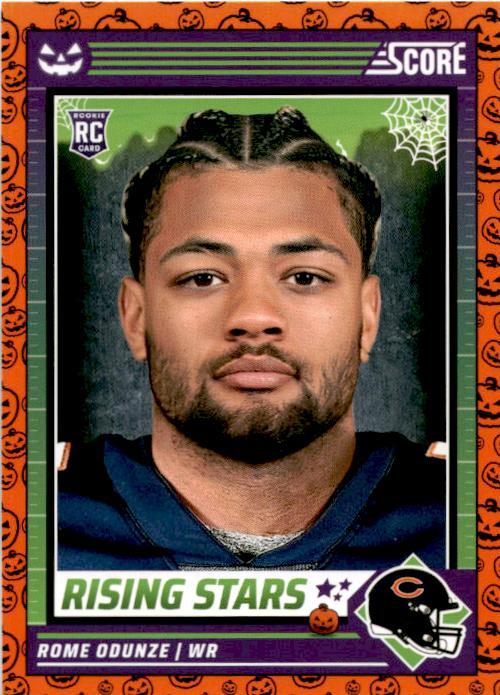2024 Score-A-Treat #44 Rome Odunze A-Treat - Rising Stars Orange Pumpkin
