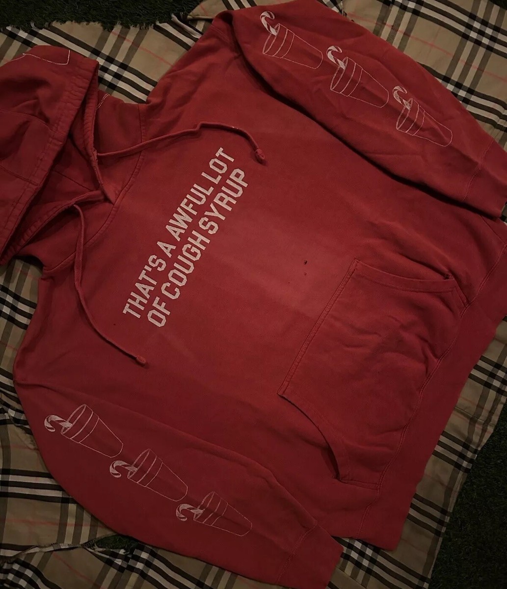 Thats A Awful Lot Of Cough Syrup Los Angeles Men's Size XL Red
