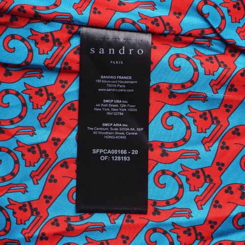 Sandro Paris Women's Cardigan Size 0 / XS With Printed Lining SFPCA0016 - Picture 8 of 10