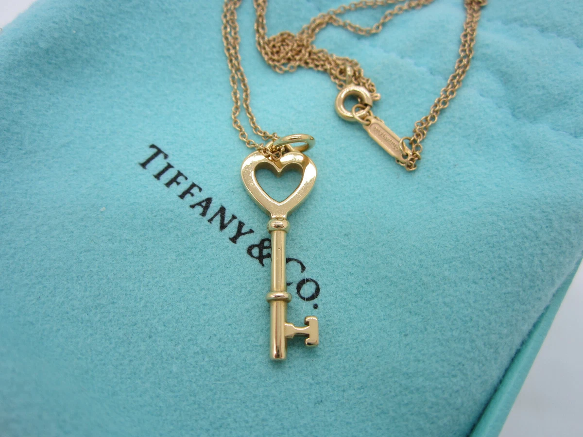 Tiffany & Co 18K Yellow Gold Key Chain