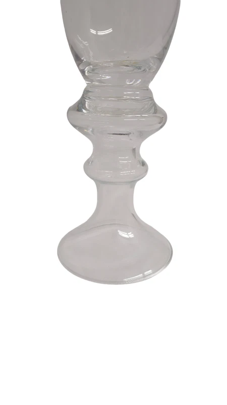 Vaso Decorativo Fiori Porta Candela BIG IVV in Vetro Trasparente 85 cm, fotografia 8 di 8