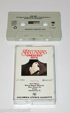 ROCK SANTANA GREATEST HITS CASSETTE TAPE LIGHTLY USED 1974
