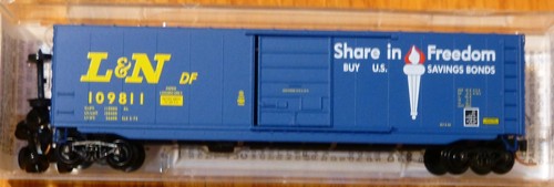 Micro-Trains Line #77130 Louisville & Nashville 50' vagón de carga estándar Rd #109811 | Zustand: New