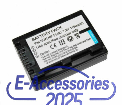 Battery for Sony NP-FH50 NP-FH40 NP-FH30 NP-FH60 Alpha DSLR A230 A330 A380 new