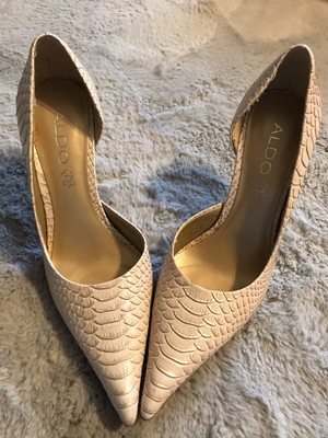 aldo snakeskin pumps