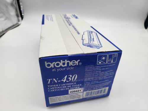 BROTHER TN-430 Print Toner Cartridge BLACK NEW Factory SEALED BOX - Picture 3 of 4