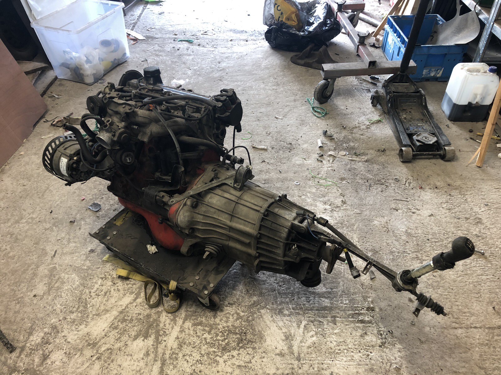 Volvo 940 Turbo Engine B230 Manual M90 Gearbox loom Complete Red Block