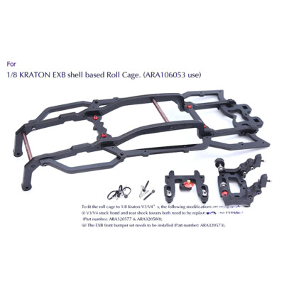 Roll Cage Frame Cage Shell Based for 1/8 ARRMA KRATON 6S EXB RC Car Upgrade Part