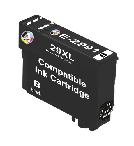 Black Ink Cartridges for Epson XP-255 XP-257 XP-352 XP-355 XP-452 XP-455 - 第 1/6 張圖片
