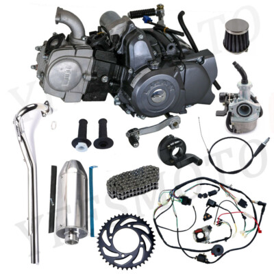 Lifan 125cc Semi Auto Engine Motor + Full Kit Z50R ATC70 CT110 CRF50 CRF70F CT70