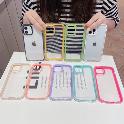 Transparent Clear Case For iPhone 12 13 mini 11 Pro Max XS X XR 7 8 Plus SE 2020