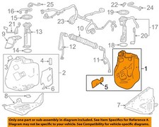 GM OEM 14-19 Corvette Fuel System Fuel System Components-Fuel Tank 22815188