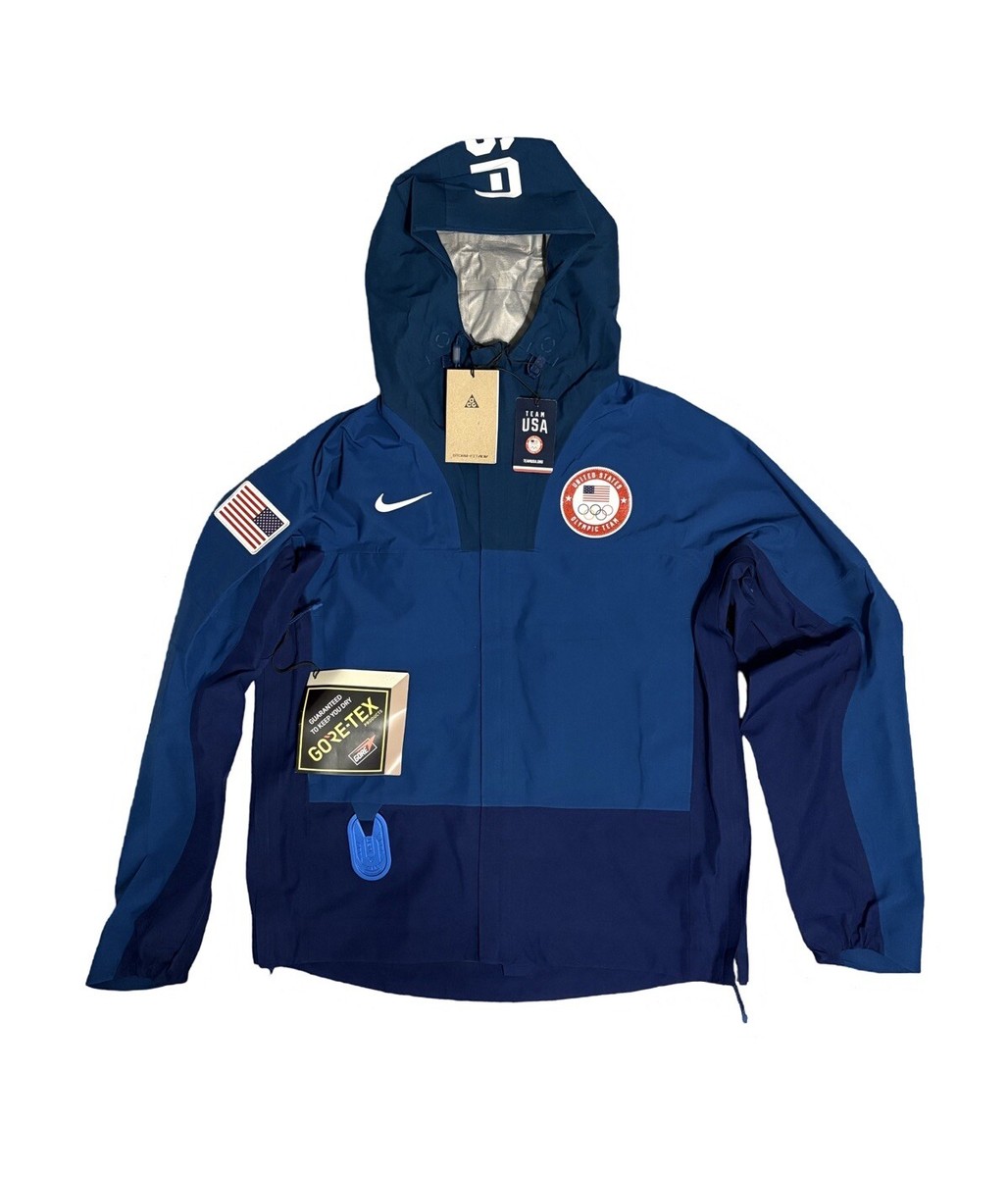 日本未発売 USA Olympic Goretex Jacket Nike 2022 USA/BEIJING Olympic ACG Gore-Tex Blue Jacket