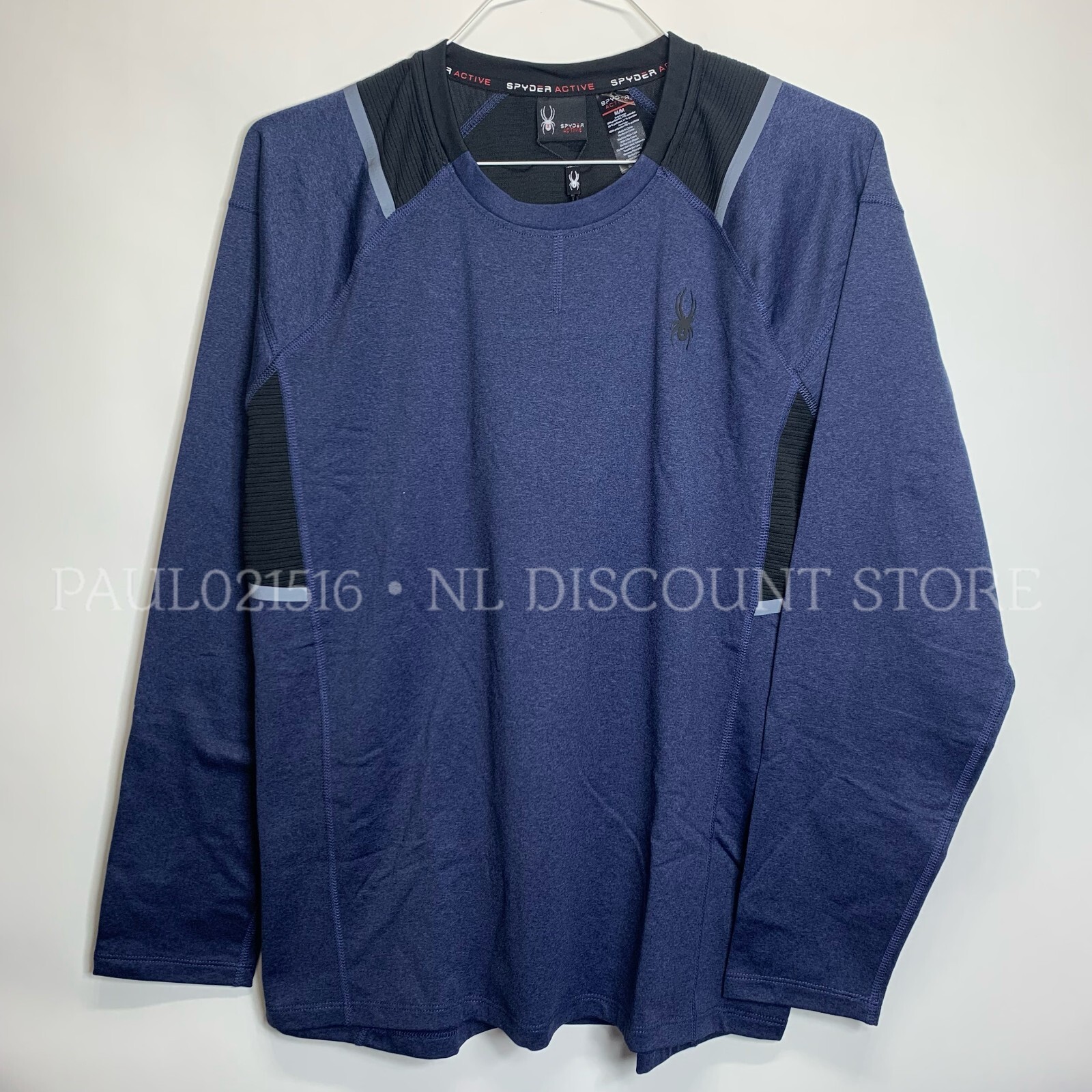 SPYDER Men’s Active Long Sleeve Shirt S M L XL XXL eBay