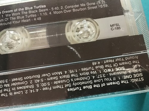 MFSL STING Sealed Mobile Fidelity Cassette DREAM OF BLUE TURTLES Original Master - Picture 5 of 6