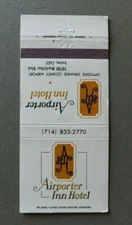 Matchbook cover- Airporter Inn Hotel - 18700 Mac Arthur Blvd, Irvine, California