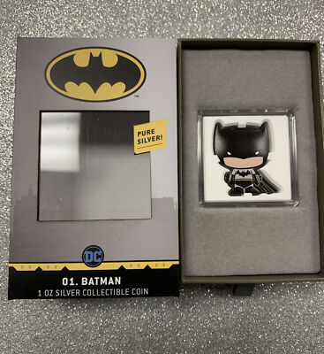 希少！DC バットマン 1オンス純銀 2020年発行 2020 Batman Chibi Coin DC Comics Series 1oz Silver Only 2000