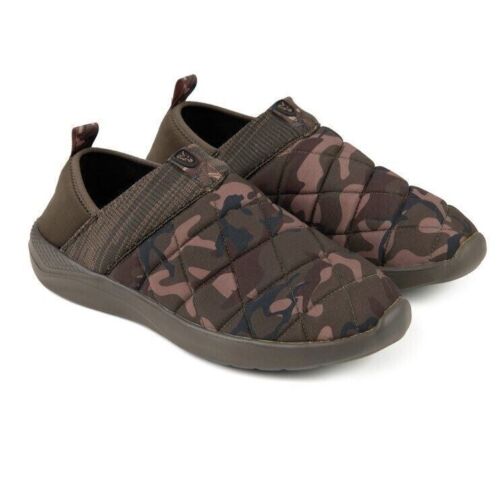 FOX CAMO / KHAKI BIVVY SLIPPERS SHOES ALL SIZES NEW - Picture 1 of 3