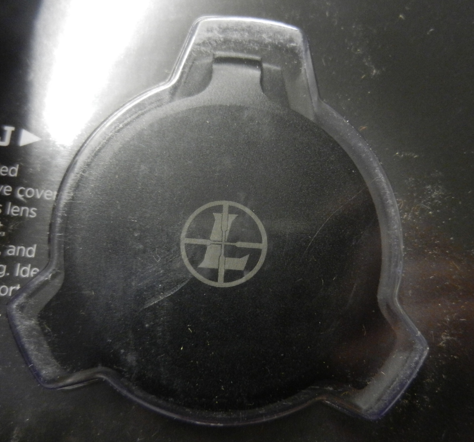 Leupold 40mm Alumina Flip Back Lens Cover Kit SILVER; 40mm; Standard EP