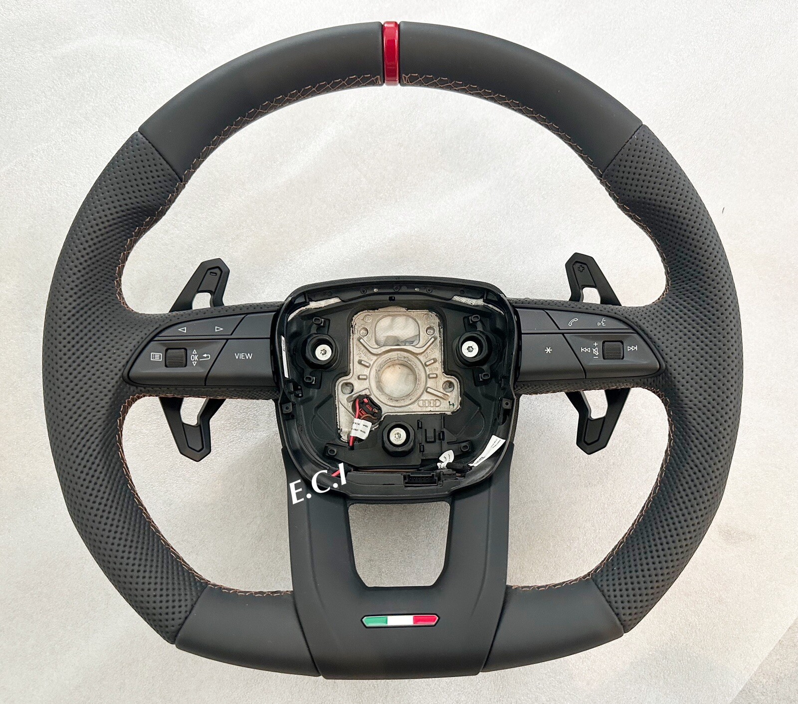 GENUINE LAMBORGHINI URUS NEW LEATHER PERFORMANTE HEATED STEERING WHEEL BROWN