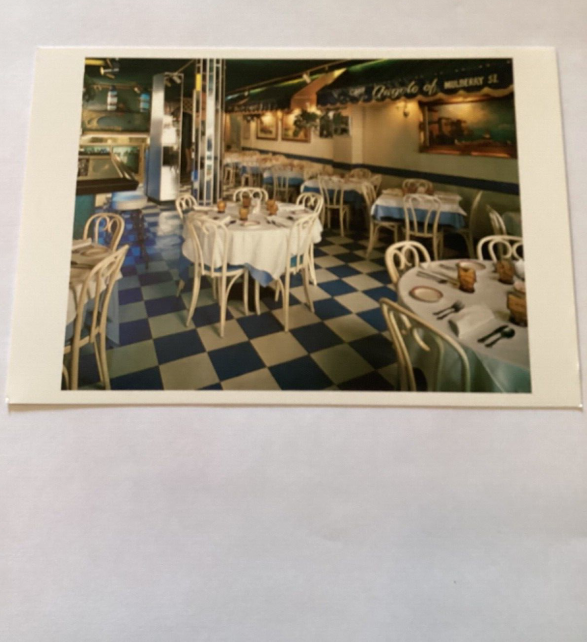 NEW YORK CITY Angelo’s of Mulberry Street Restaurant Postcard eBay