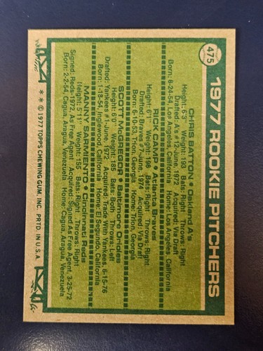 Tarjetas de béisbol Topps 1977 completan tu conjunto que elijas elegir cada una #301 - 660 - Imagen 191 de 355