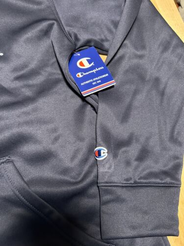 CHAMPION MENS UCONN HUSKIES HOODIE SWEATSHIRT SIZE XL 46-48 NWT NAVY - Picture 3 of 3